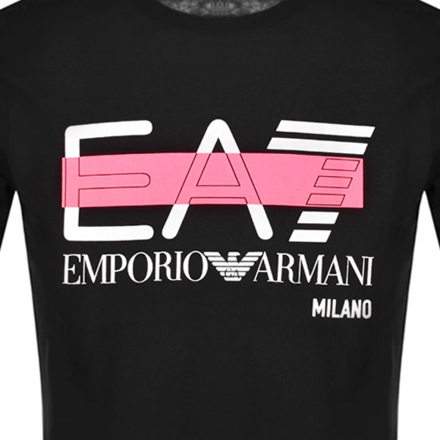Alternative Image for ProductEA7 Emporio Armani Logo T Shirt Black3